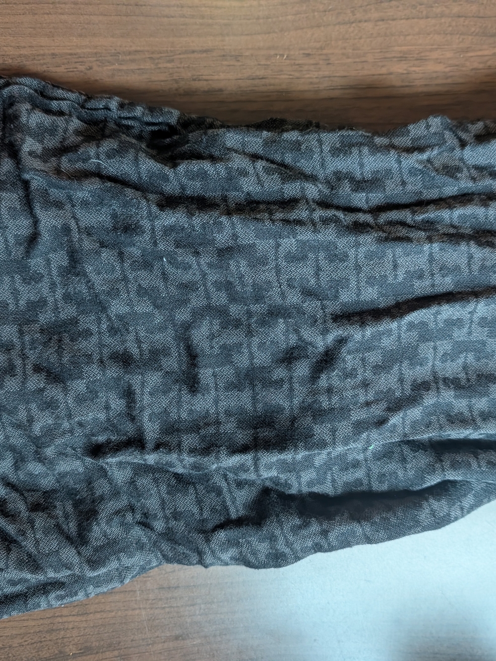Tory Burch Black Patterned Pencil Skirt